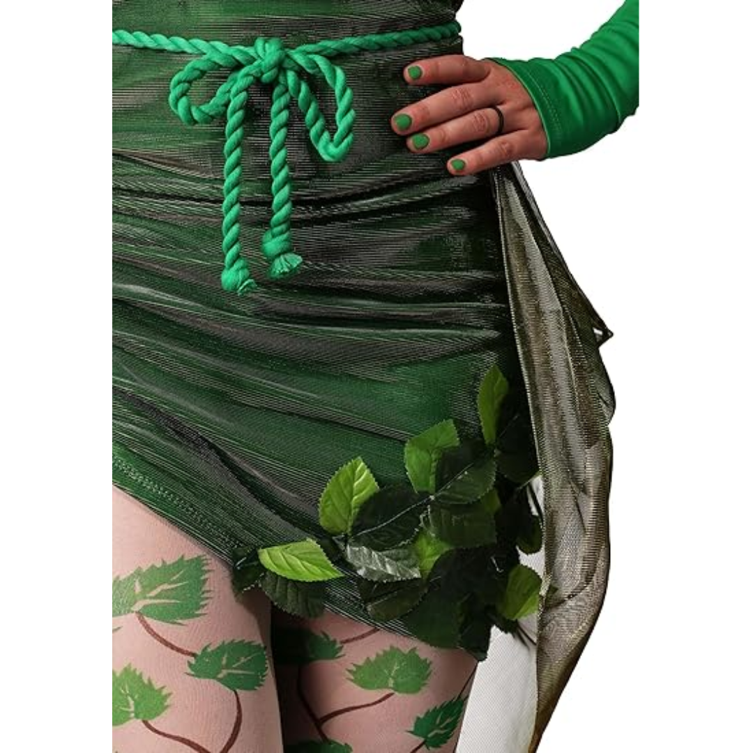 Batman Poison Ivy Costume Green Dress