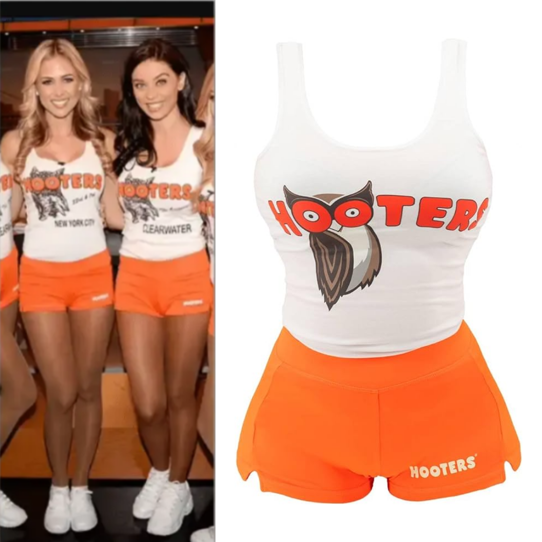 Hooters Costume Iconic Waitress Outfit