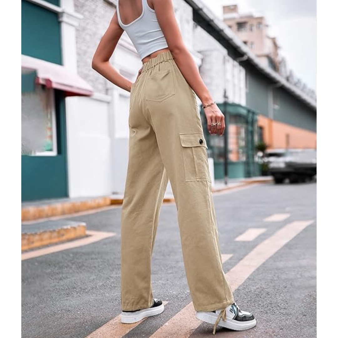 Turning Red Priya Mangal Costume High Waisted Cargo Pants