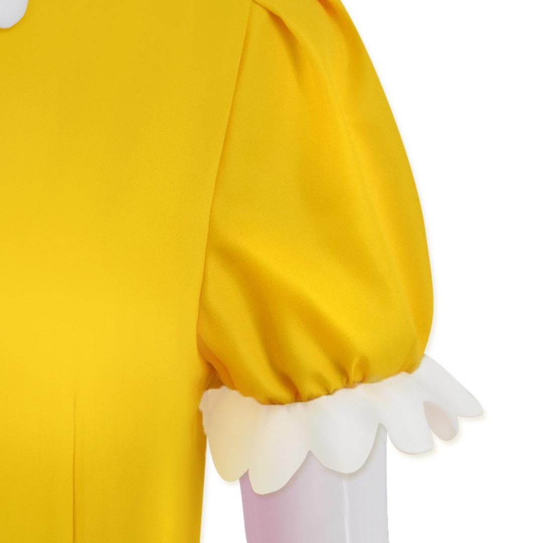 Mario Princess Daisy Costume Fancy Dress Suit Set