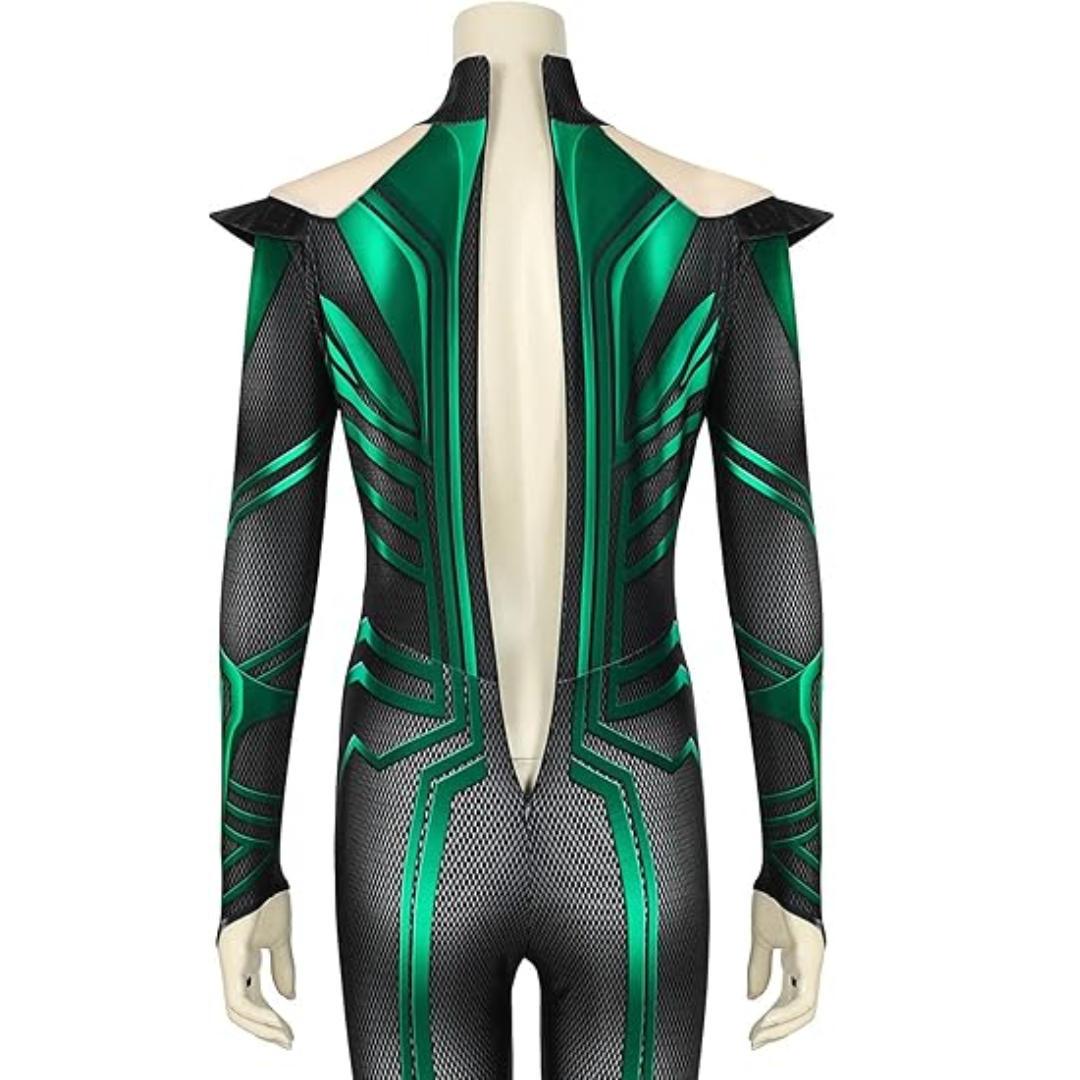 Thor Hela Costume Super Villain Goddess Costume Jumpsuit Bodysuit