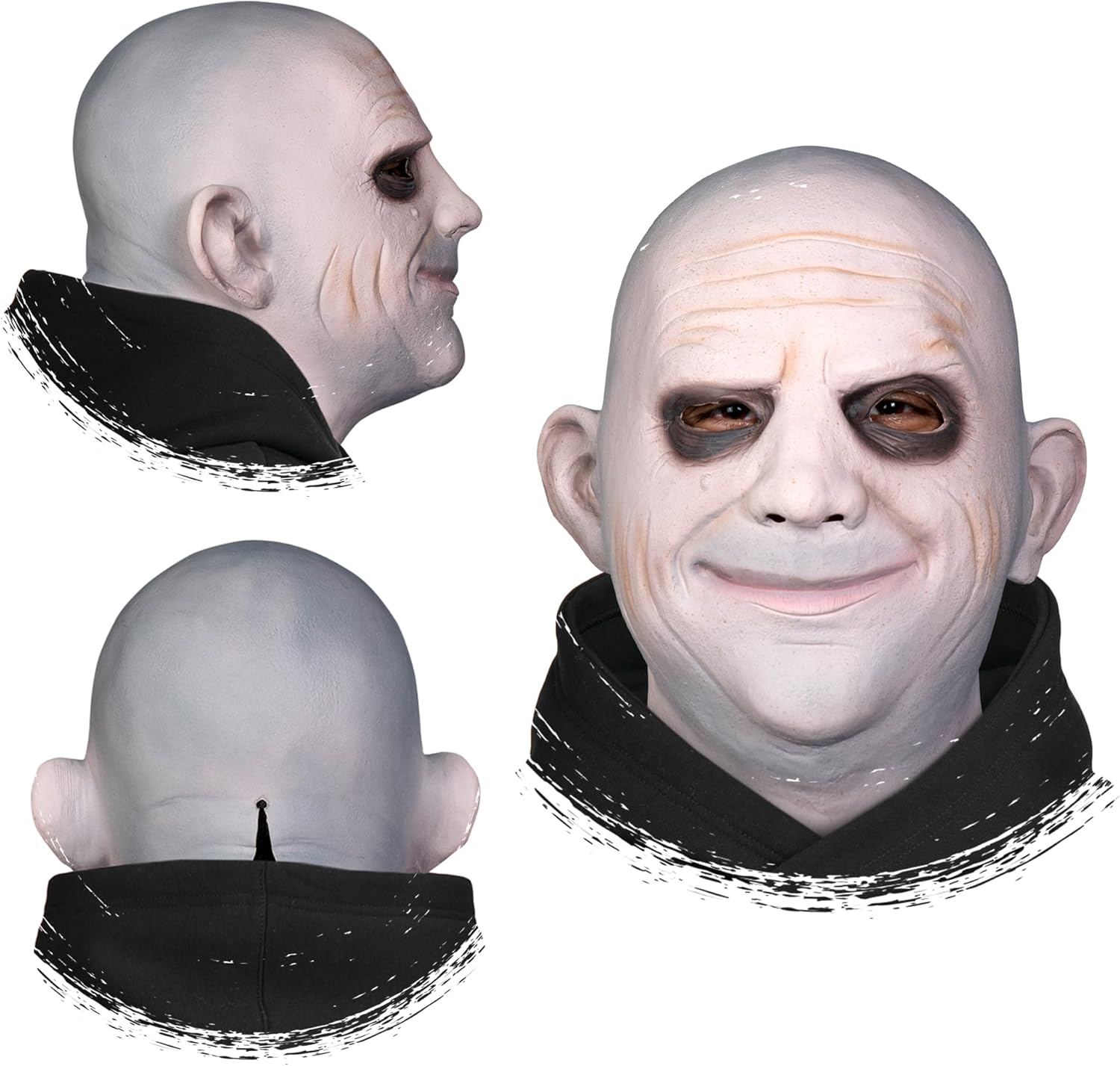 eccentric gothic uncle costume mask side view