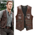 Jurassic World Owen Grady Costume Brown Vest