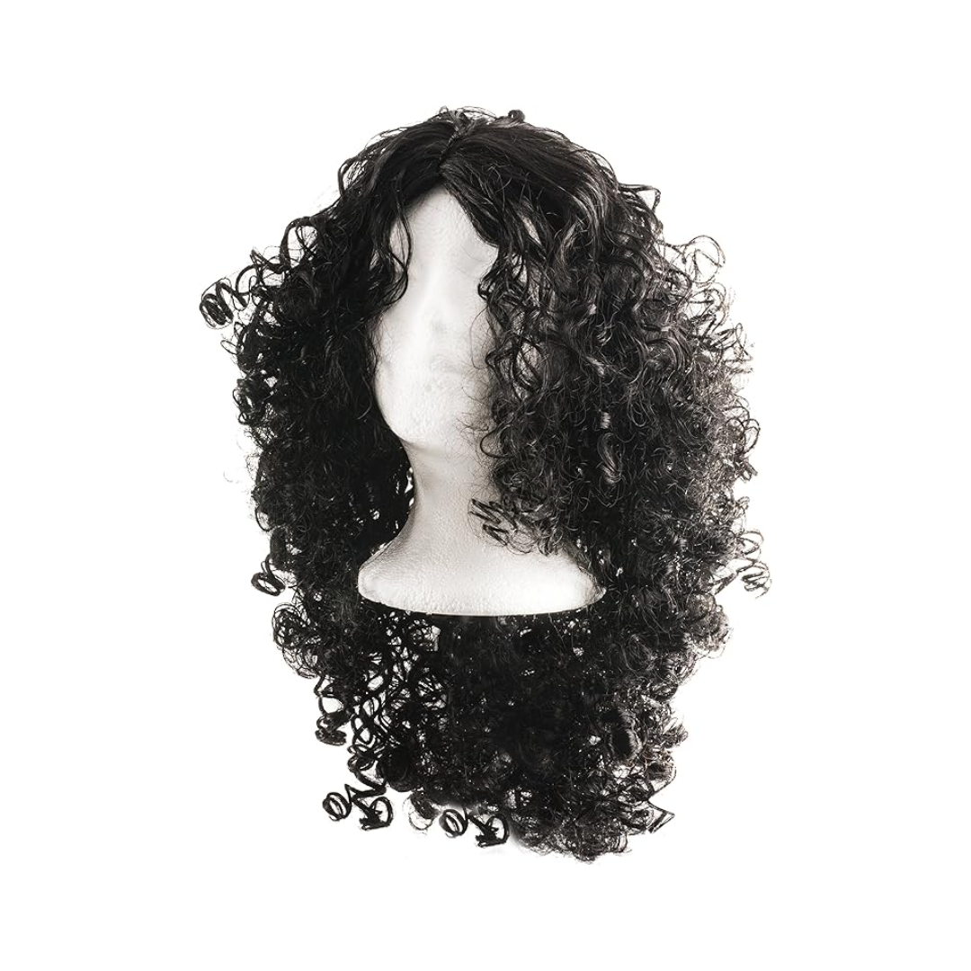 Slash Costume Heavy Metal Wig Top Hat and Sunglasses Quda Halloween