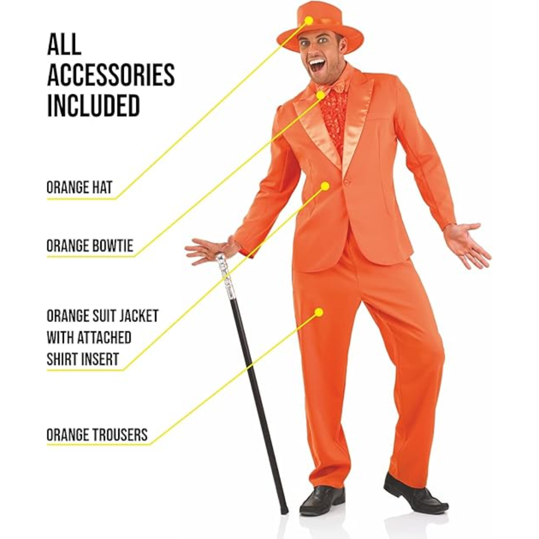 Dumb And Dumber Suits Orange Tuxedo Costume