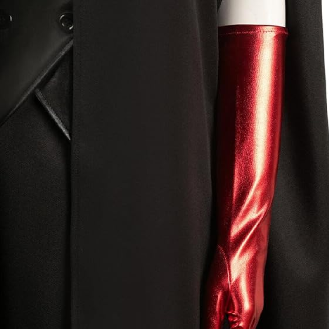 Beetlejuice Delia Deetz Costume Black Cloak Dress Suit