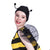 Quda Bumble Bee Halloween Costume with Antenna Hat