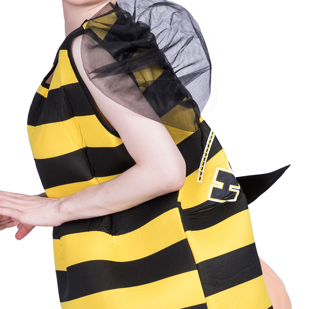 Quda Bumble Bee Halloween Costume with Antenna Hat