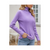 Abby Turning Red Cosplay Lilac Turtleneck Sweater