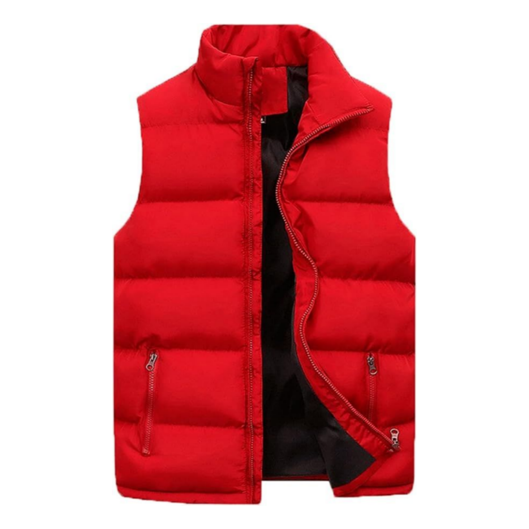 Back To The Future Marty McFly Costume Red Puffer Vest