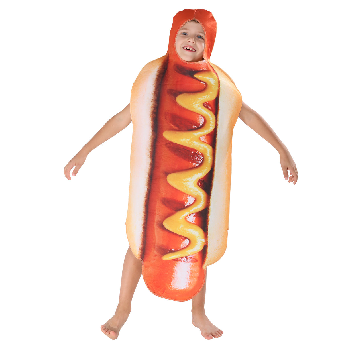 Quda Children Hot Dog Costume Food Costume