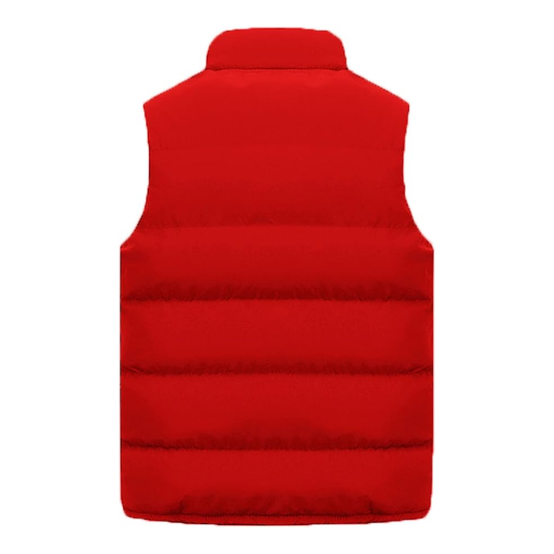 Back To The Future Marty McFly Costume Red Puffer Vest