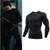 Daredevil Black Suit Costume Black Long Sleeve Compression Shirts