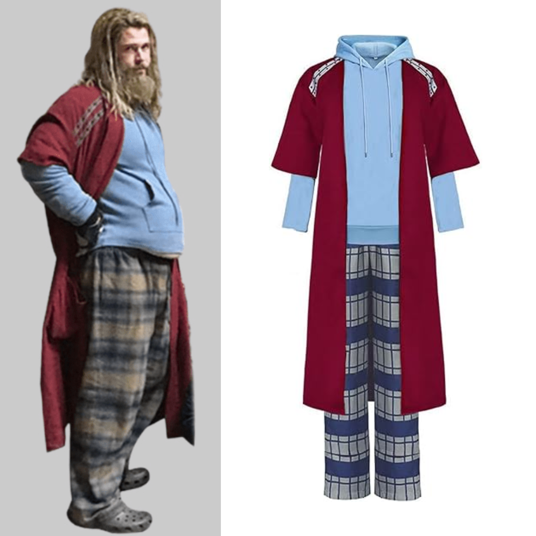 Avengers: Endgame Fat Thor Costume Full Set Outfit