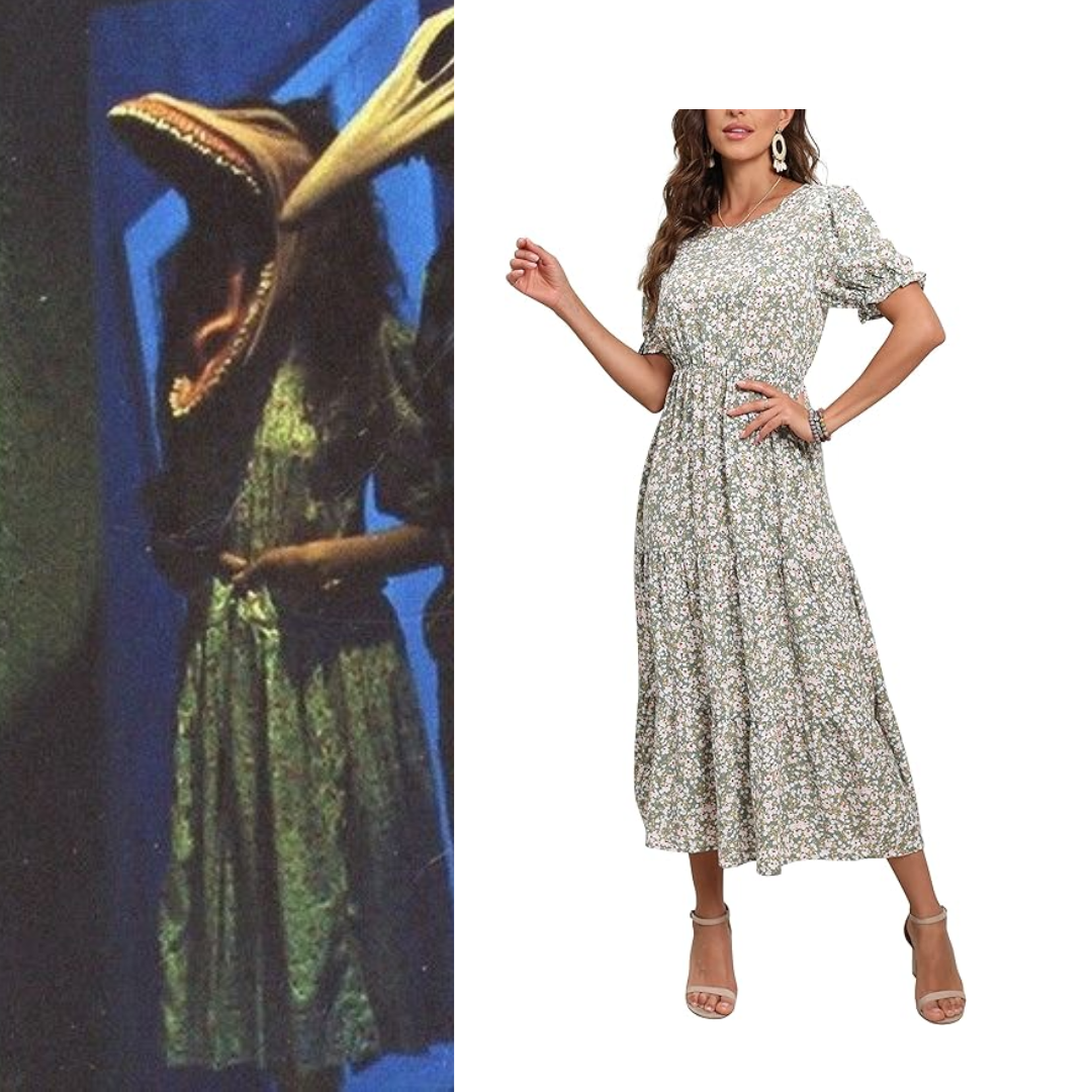 Barbara and Adam Beetlejuice Costume Boho Dress