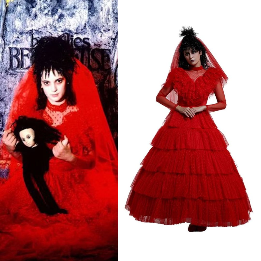 Lydia Deetz Wedding Bouquet Beetlejuice Lydia Deetz Costume Gothic Wedding Dress Quda Halloween Lydia Deetz Wedding Bouquet Beetlejuice Lydia Deetz Costume Gothic Wedding Dress Quda Halloween