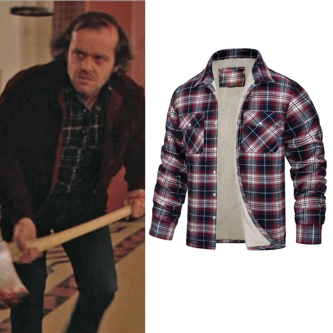 The Shining Jack Torrance Costume Cotton Flannel Shirt