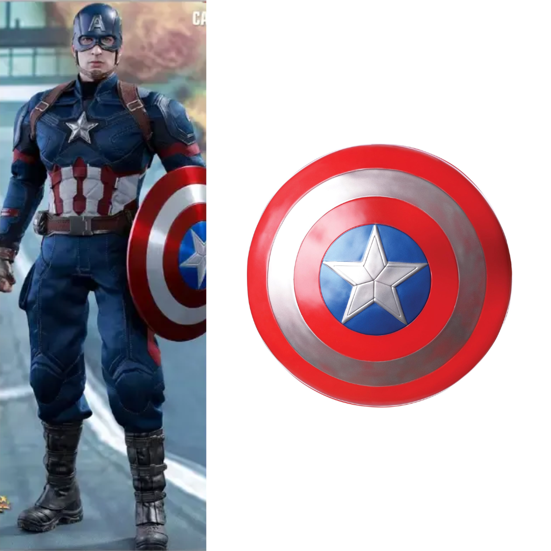 Captain America Costume Plastic Shield