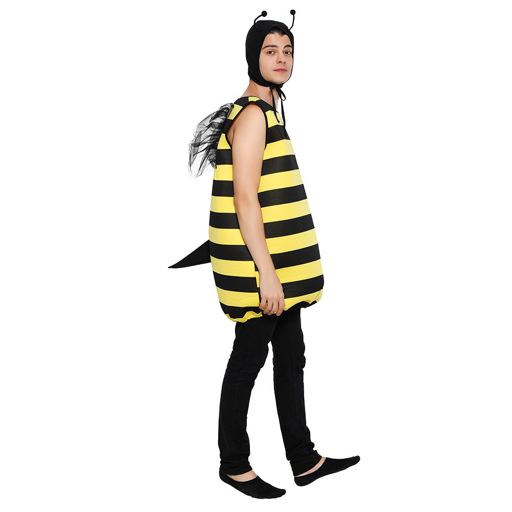 Quda Bumble Bee Halloween Costume with Antenna Hat