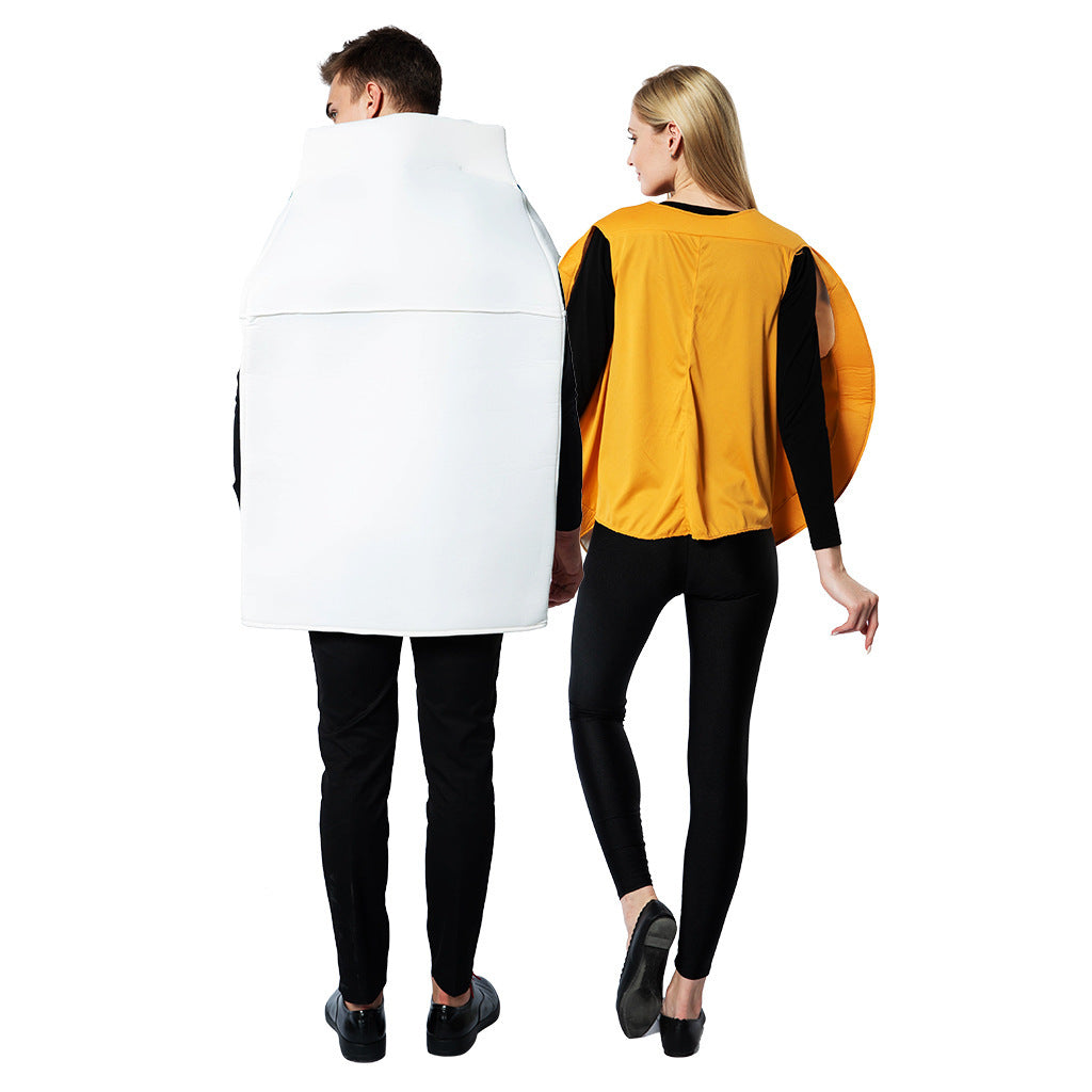 Quda Cookies and Milk Carton Box Halloween Costume Food Costume