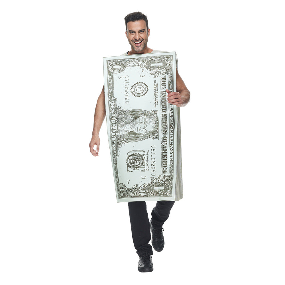 Quda Dollar Halloween Costume Cash Costume