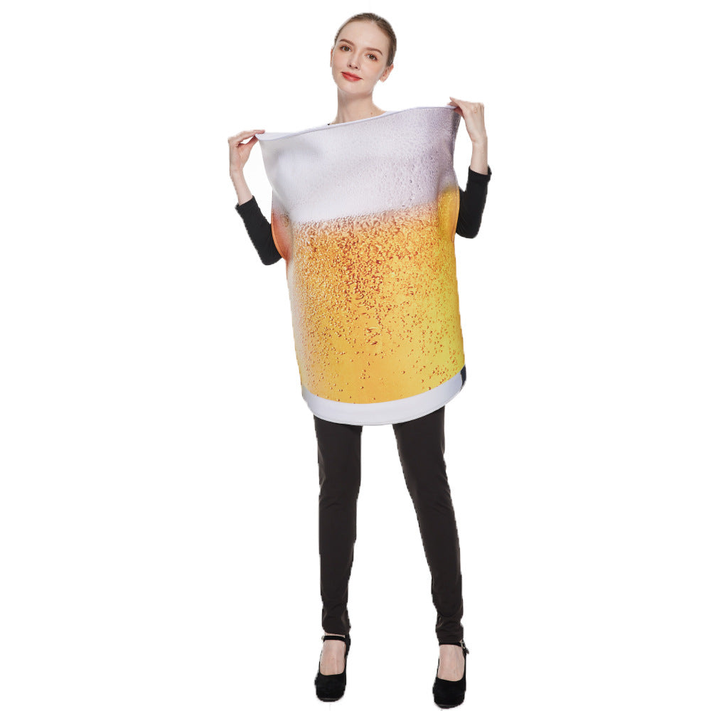 Quda Sponge Beer Curve Cup Halloween Costume