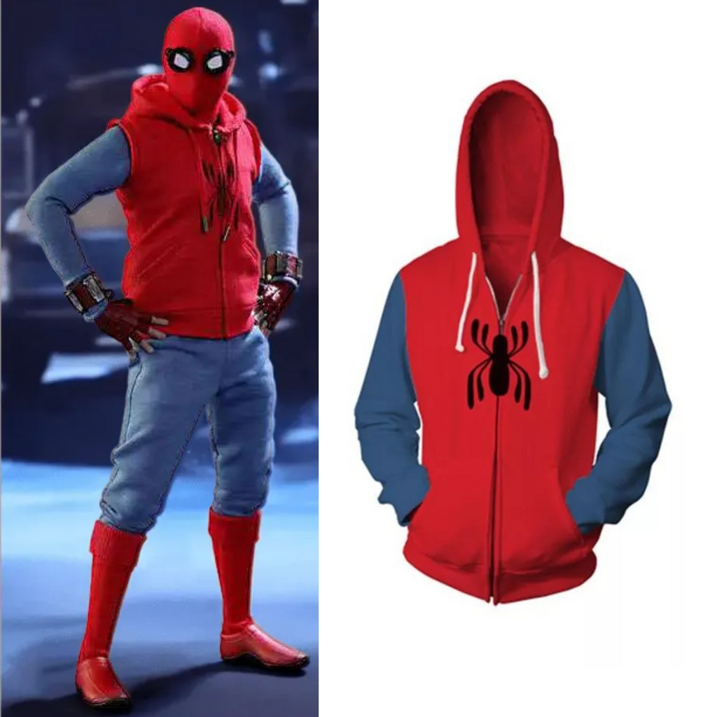 Spider man homemade hoodie discount