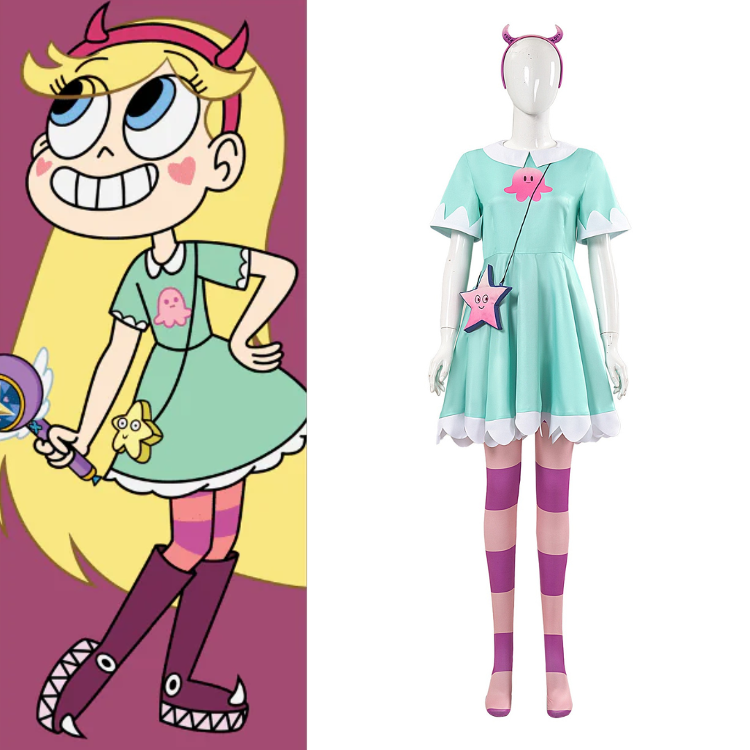 Star vs. the Forces of Evil Star Butterfly Cosplay Costume