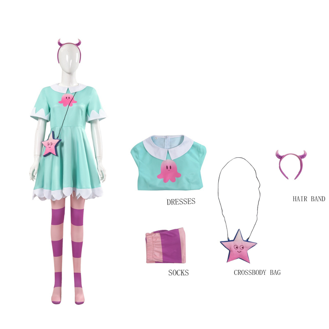 Star vs. the Forces of Evil Star Butterfly Cosplay Costume
