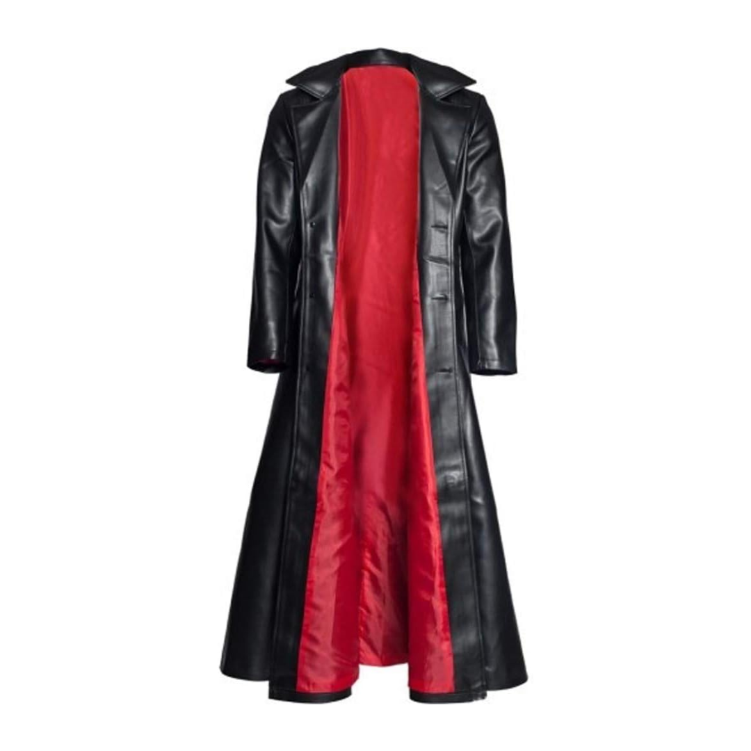 S.H.I.E.L.D. Nick Fury Costume Gothic Leather Trench Coat