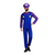 Mario Waluigi Costume Purple Retro 80s Video Game Fancy Suit