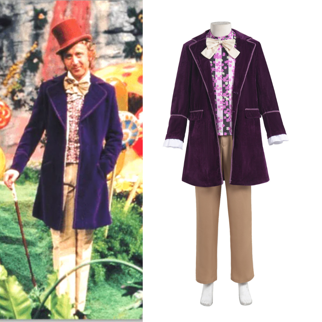 Charlie And The Chocolate Factory Violet Willy Wonka Costume Deluxe Willy Wonka Costume