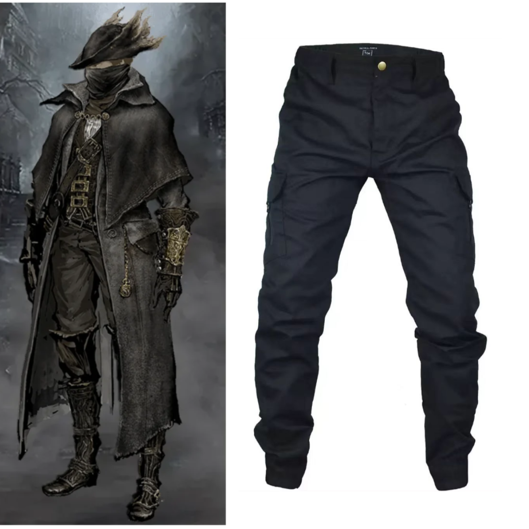 Bloodborne Cosplay Black Hiking Pants