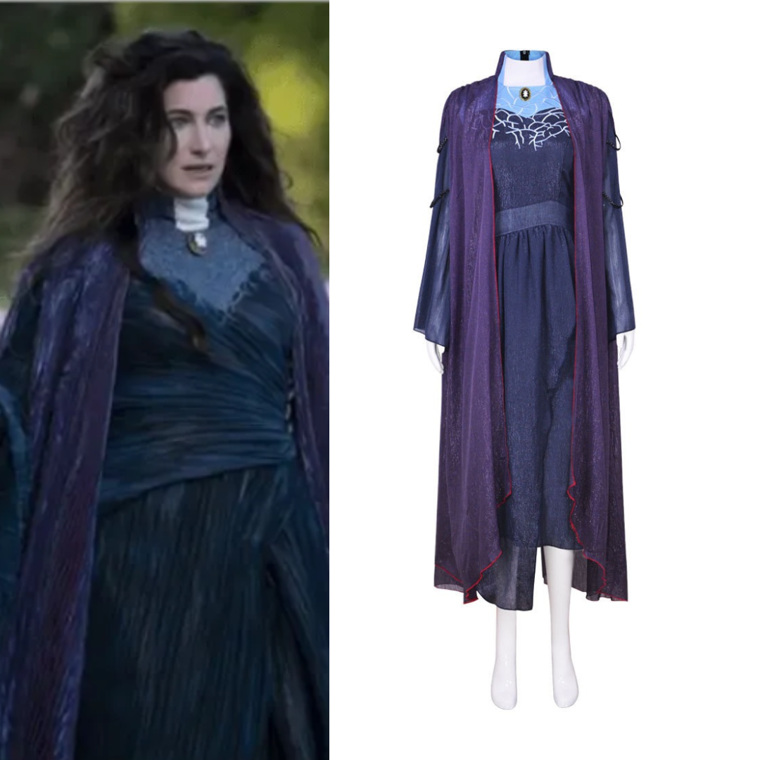 Wandavison Agatha Harkness Costume Scarlet Witch Cloak Suits