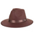 Clyde Barrow Costume Brown Adventurer Fedora Hat