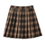 Juno Costume Elastic Waist Plaid Pleated Skirt