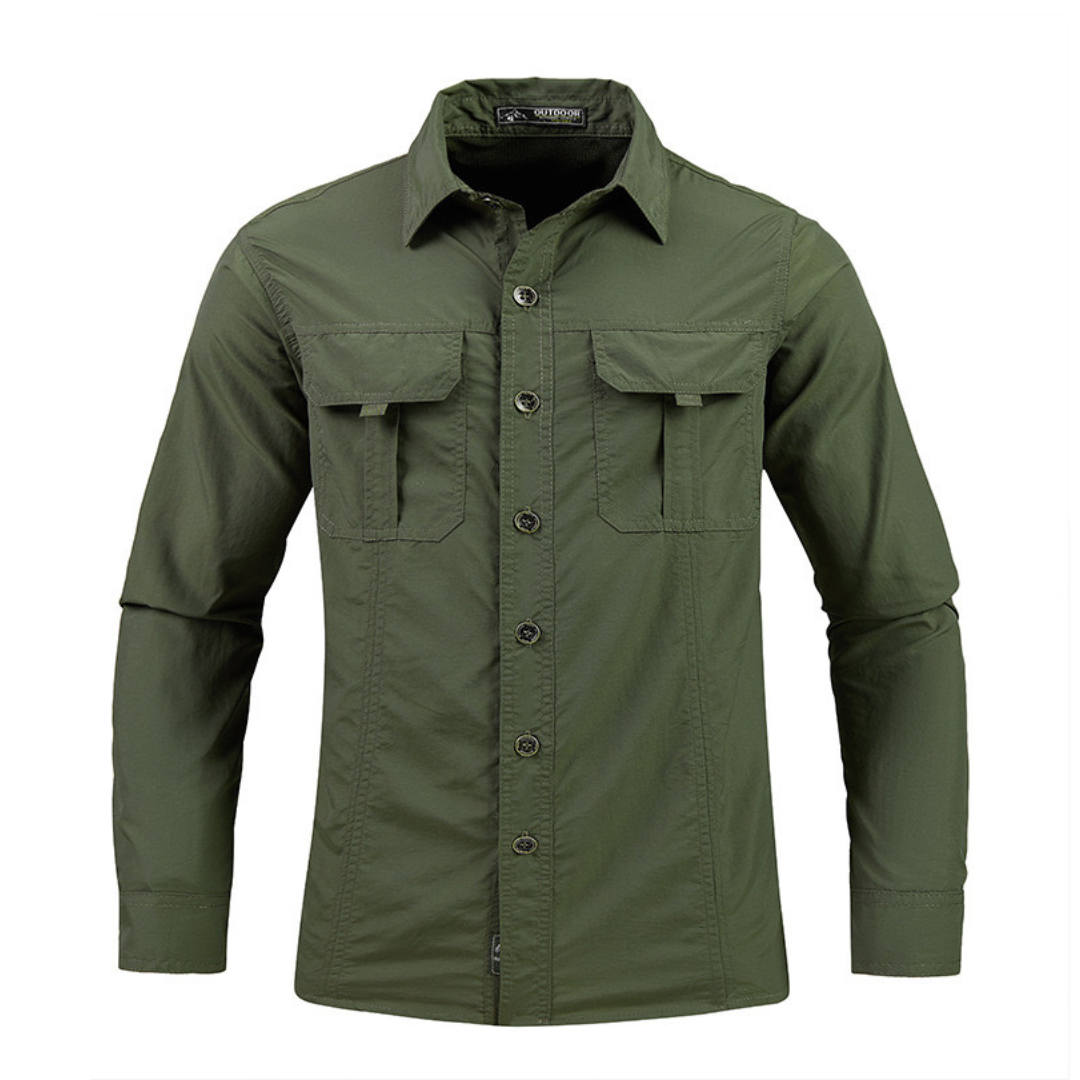 Men's Tactical Field Shirt – Military Operator Costume Style