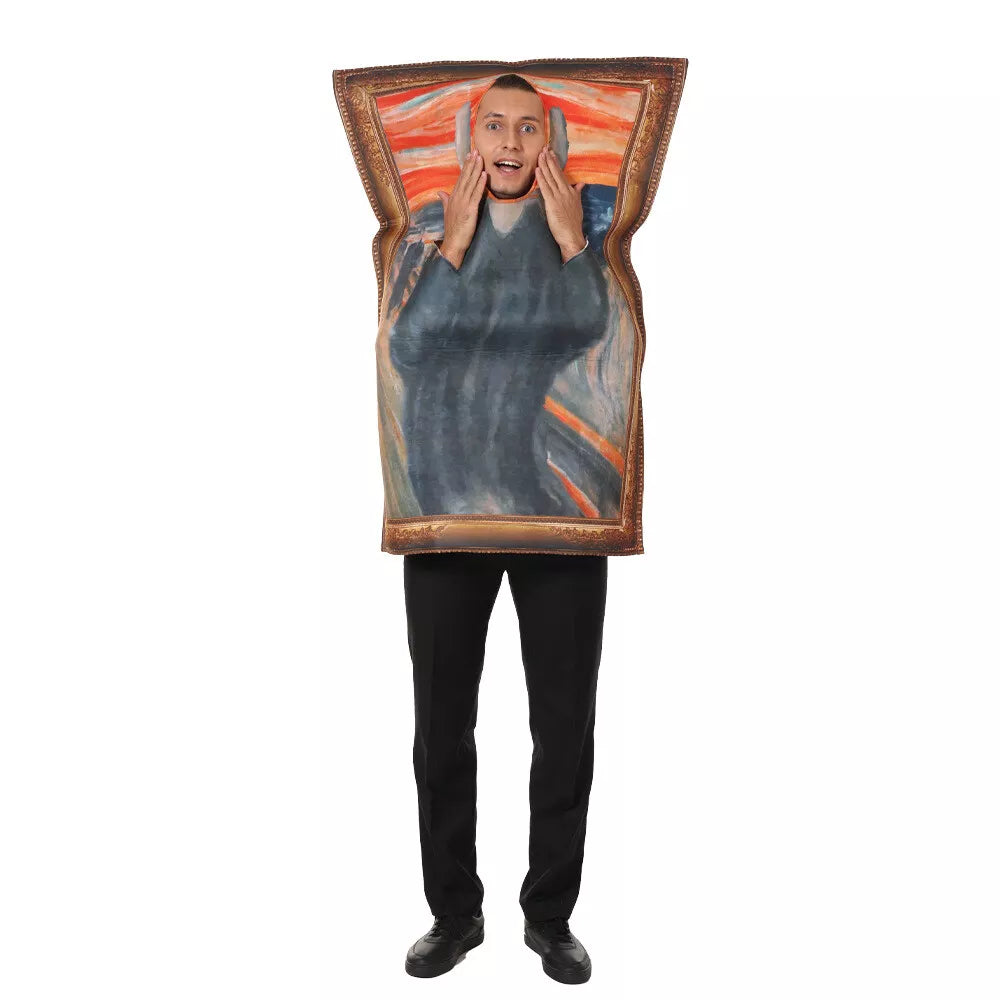 Quda Funny Van Gogh Scream Painting Halloween Costume Famous Painting Costume