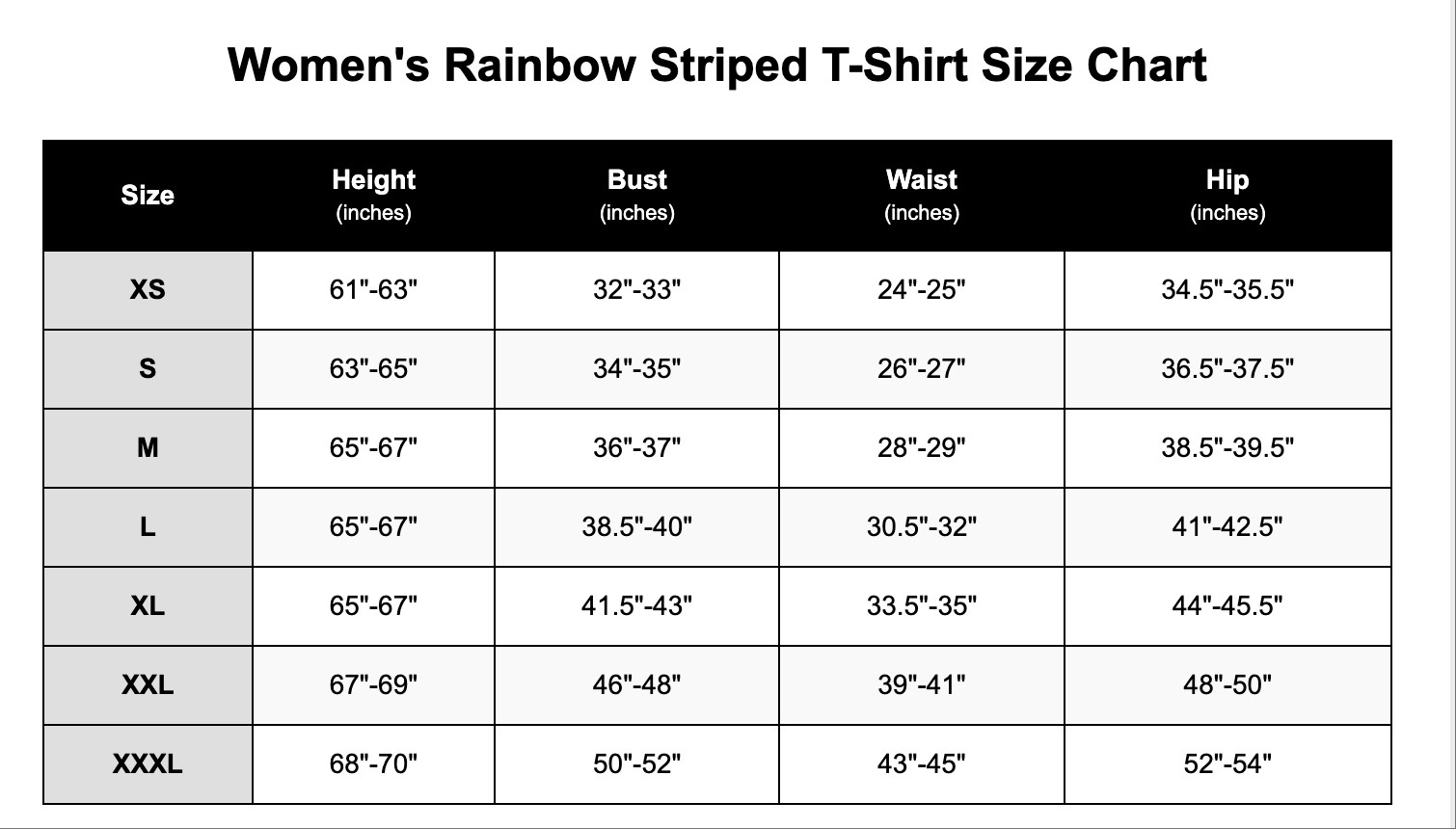 Women Rainbow Striped T-Shirt - Colorful Short Sleeve Top